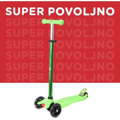 CUTE&COOL- Cute&Cool trotinet Prime Lights green Cene