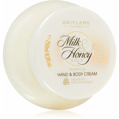 Oriflame Milk & Honey Gold hranjiva krema za ruke i tijelo 250 ml