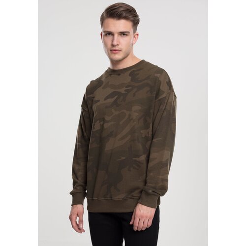 Urban Classics Camo Crewneck Olive Camo Slike