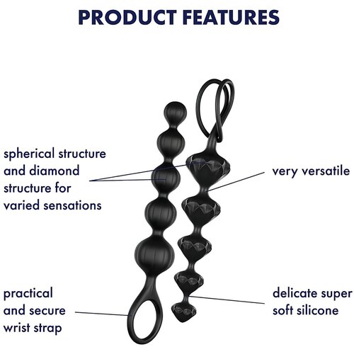 Satisfyer Set analnih kroglic - Love Beads Slike