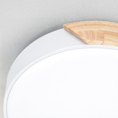  Brilagi - LED prigu&amp;scaron;iva svetiljka PILANA LED/60W/230V hrast/bela prečnik 60 cm + daljinski upravljač Slike