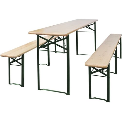  sklopivi pivski stol s 2 klupe 220 cm od jelovine Cene