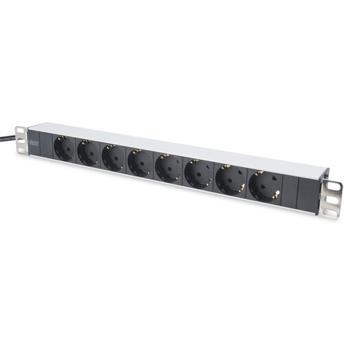 Digitus Steckdosenleiste 8-fach Schutzkontaktstecker 2m Slike