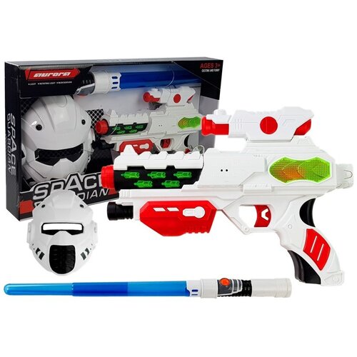 Space Laser Gun with Sword and Mask Cene