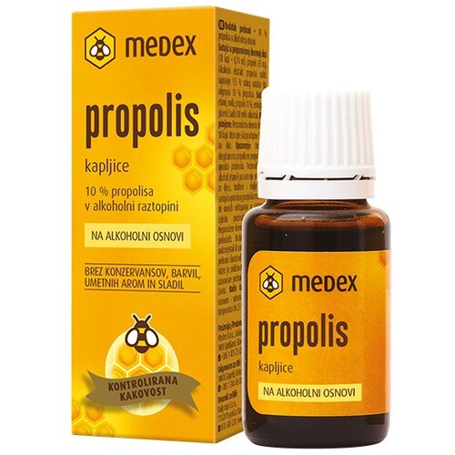 Medex Propolis kapi na alkoholnoj bazi (15 ml) Slike