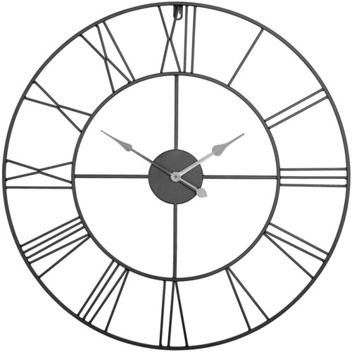Ambia Home STENSKA URA črna 60 cm Cene