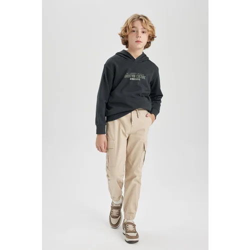 Defacto Boy's Cargo Jogger Gabardine Trousers