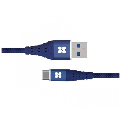 Promate NerveLink-c kabl sa 3A izlazom za punjenje USB-C to USB Type-A plavi Slike