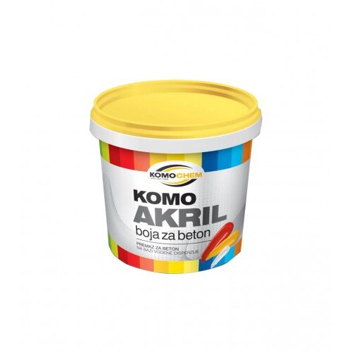KOMOCHEM Komoakril boja za beton oker 0,75L Slike