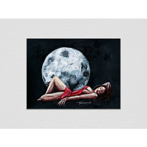 Kratago umetnička slika "moonlight princess" reprodukcija 30 Cene