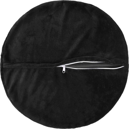  Presvlaka za jastuk 6 pcs HEERLEN Crna &amp;Oslash; 60 cm Flanel Slike