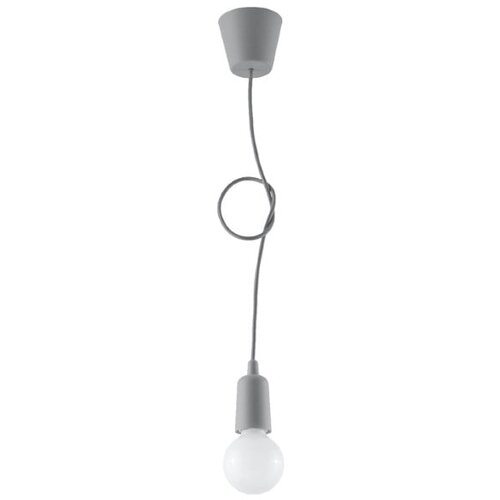Nice Lamps siva viseća svjetiljka ø 5 cm rene – Cene