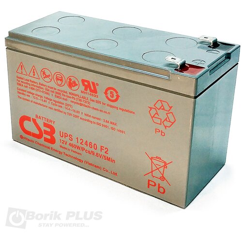 CSB Battery CSB UPS12460 Olovna VRLA baterija 12V 9Ah Slike