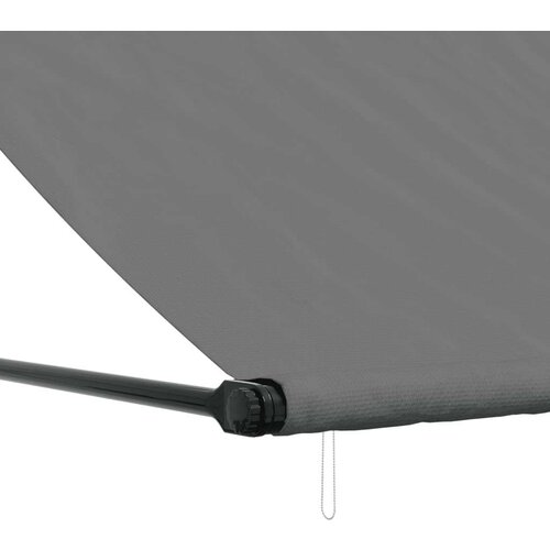 VidaXL Tenda na uvlačenje antracit 250 x 150 cm od tkanine i čelika Slike
