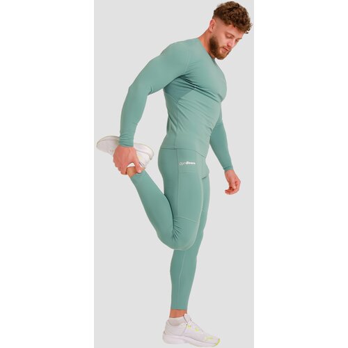 GymBeam mu&amp;scaron;ka kompresivna majica dugih rukava High Blue 95935 Slike