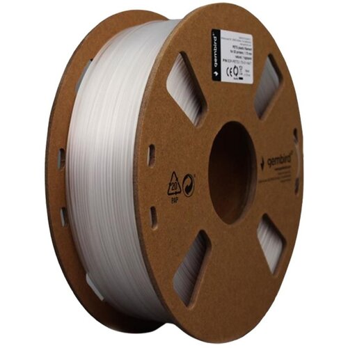 Gembird 3D filament 3DP-PETG1.75-01-NAT PETG 1,75mm 1kg naravna, (5000183920) Slike