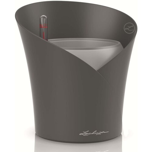 LECHUZA 425624 Planter "ORCHIDEA ALL-IN-ONE" Matt Slate, (21366200) Cene