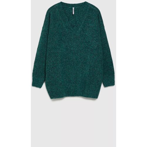 Moodo Plain V-neck sweater Cene