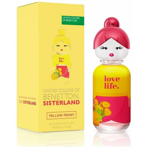 Benetton sisterland yellow peony ženski parfem edt 80ml Slike