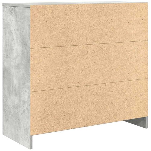  Komoda s ladicama 80x34x76 cm konstruirano drvo Slike