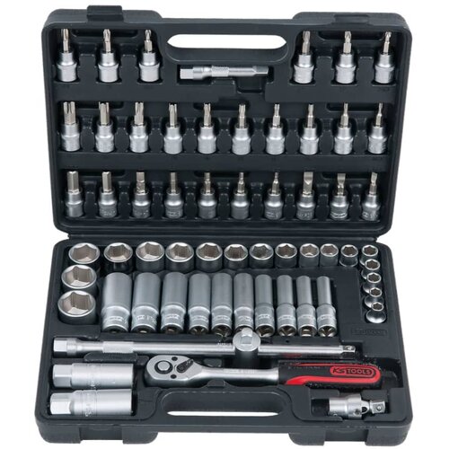 Ks Tools superlock raglja in nastavki 61-Delni set 3/8", (21070817) Cene