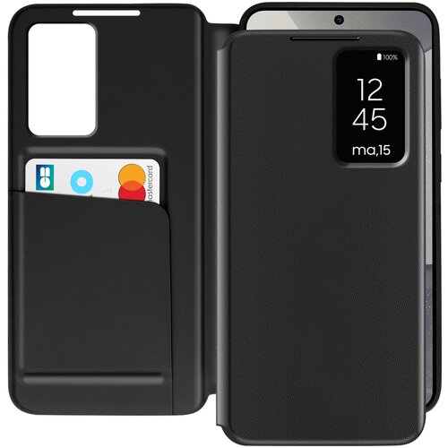 Avizar Usnjeno ohi&scaron;je za Galaxy S25 in S24 Display Window Card Holder, Črna, (5000012166) Cene