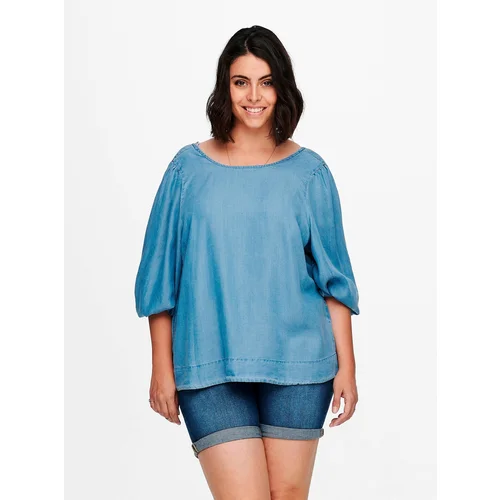 Only Blue Denim Blouse CARMAKOMA - Women