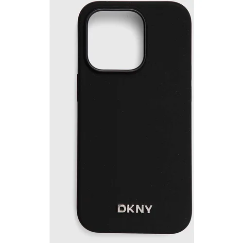 Dkny Etui za telefon iPhone 14 Pro boja: crna, DKHMP14LSMCHLK