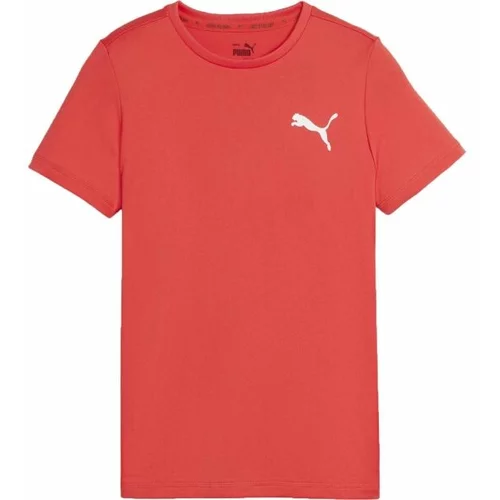 Puma ACTIVE SMALL LOGO TEE Sportska majica za dječake, narančasta, veličina