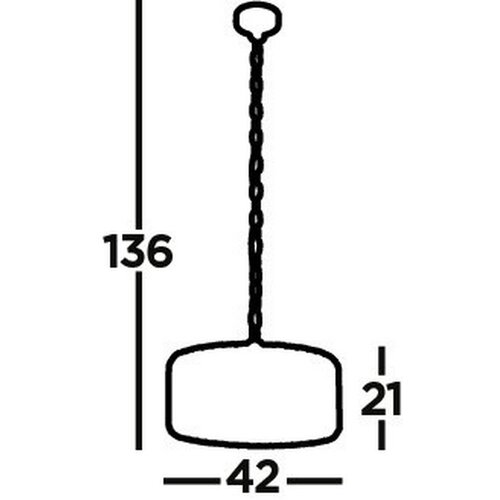 XXXL viseča svetilka chapeau 42/136 cm E27 Slike