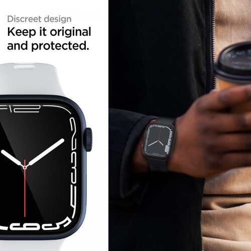 Spigen Neo Flex (3 kosi) - Apple Watch 4 / 5 / 6 / SE / 7 / 8 (44 mm / 45 mm) - prozoren Slike