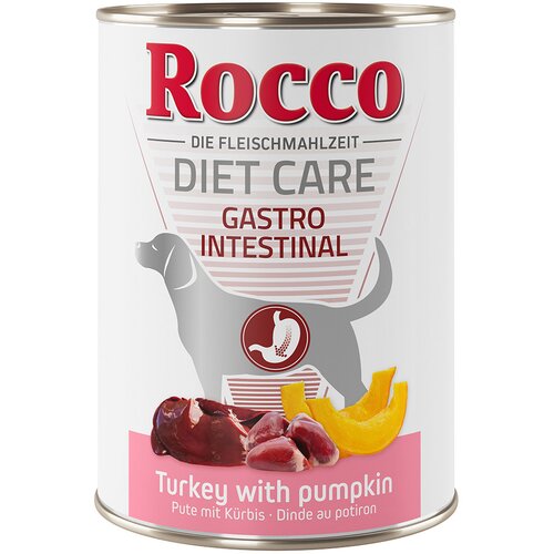 Rocco Diet Care Gastro Intestinal puran z bučo 400 g - Varčno pakiranje: 24 x 400 g Cene