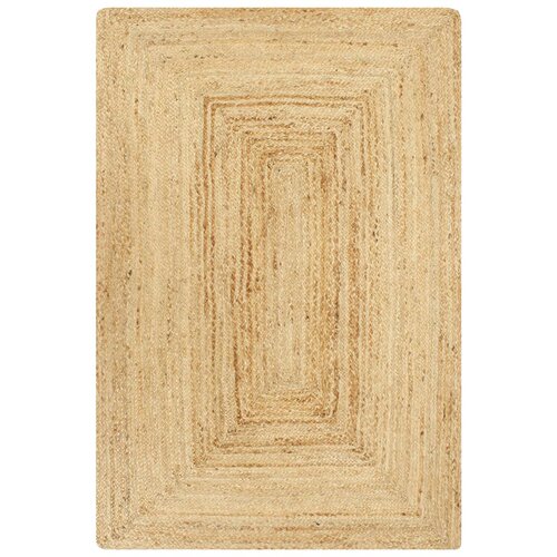VidaXL Ručno rađeni tepih od jute prirodne boje 160 x 230 cm Slike