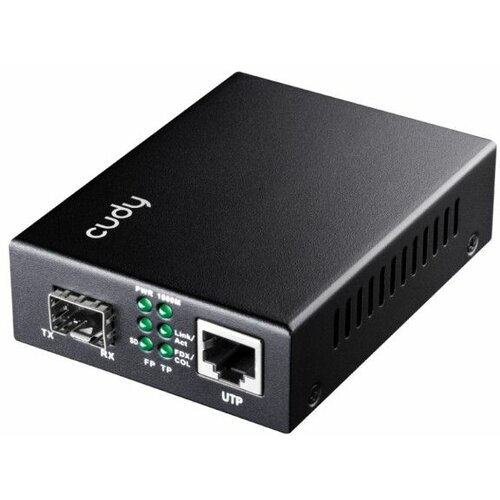 Cudy MC220 Gigabit Ethernet Fiber konverter sa 1 SFP slotom Slike