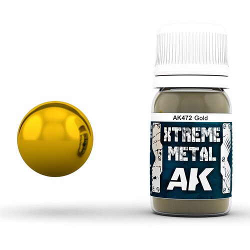 AK Interactive Xtreme Metal Gold 30ml - AK472 Cene