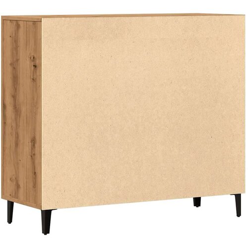 VidaXL Komoda boja hrasta artisana 90 x 34 x 80 cm konstruirano drvo Slike