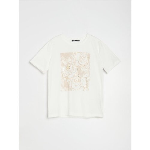 Sinsay Pamučna majica s printom Cijene