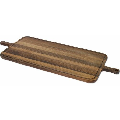 Brezawood drvena daska za serviranje 70x35 - 2 ručice orah Slike