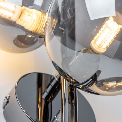  Brilagi - LED zidno svetlo MILLA 3xG9/3W/230V crni hrom/dimljeno staklo Slike