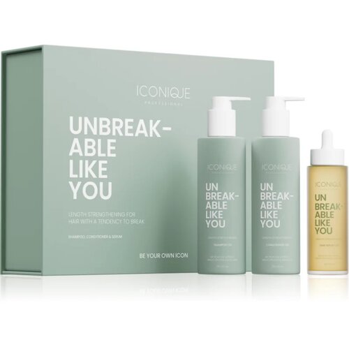 ICONIQUE Professional UNBREAKABLE LIKE YOU UNBREAKABLE LIKE YOU Length Strengthening Set set za krepitev las Cene