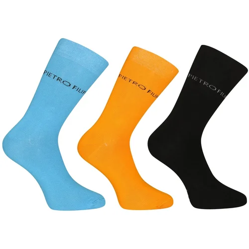 Pietro Filipi 3PACK High Bamboo Socks Multicolor