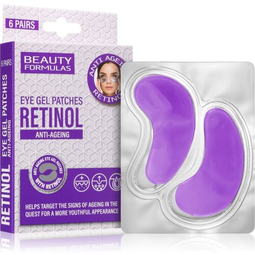 Beauty Formulas Retinol gelaste blazinice za učvrstitev kože za pod oči z retinolom 6x2 kos Cene