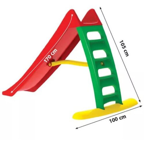 SPEED tobogan 170 cm, rdeče-zelena, do 25 kg Slike
