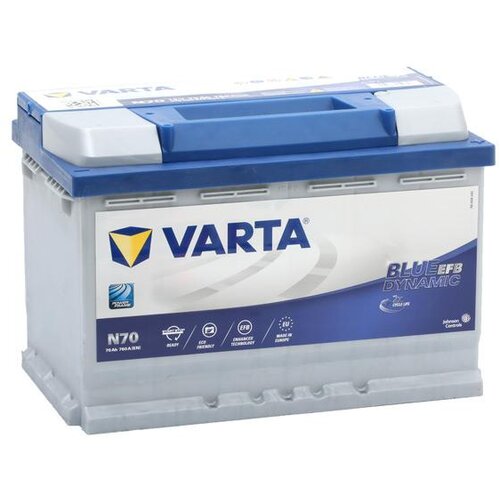 Varta Akumulator Blue Dynamic EFB 12V, 70Ah, Start-Stop, N70 Cene