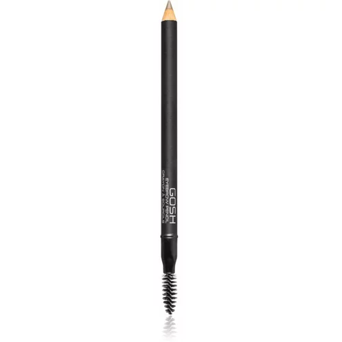 Gosh Eyebrow svinčnik za obrvi s krtačko odtenek 03 Grey Brown 1.2 g