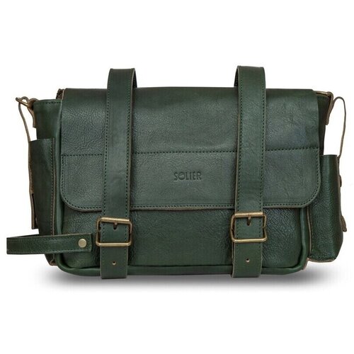 Solier Naramna torba TORBANAROWERSR02GREEN50919 Zelena Cene