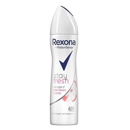 Rexona Dezodorans za njegu kože s mirisom bijelog cvijeća i ličija 150ml Cene