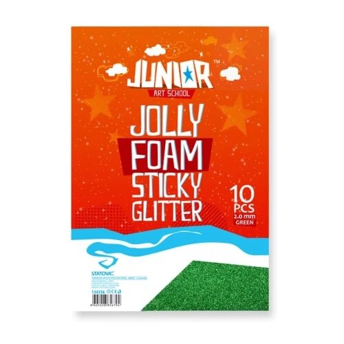 Junior jolly stiky foam eva pena samolepljiva a4 10k - odaberite nijansu zelena ( 134356 ) Cene