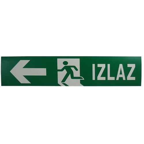  Nalepnica za panik lampu - izlaz levo 221x47mm Cene