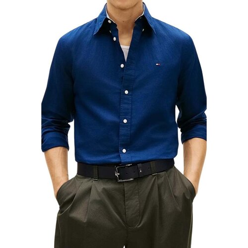 Tommy Hilfiger Srajce z dolgimi rokavi Mw0mw42455 Modra Cene